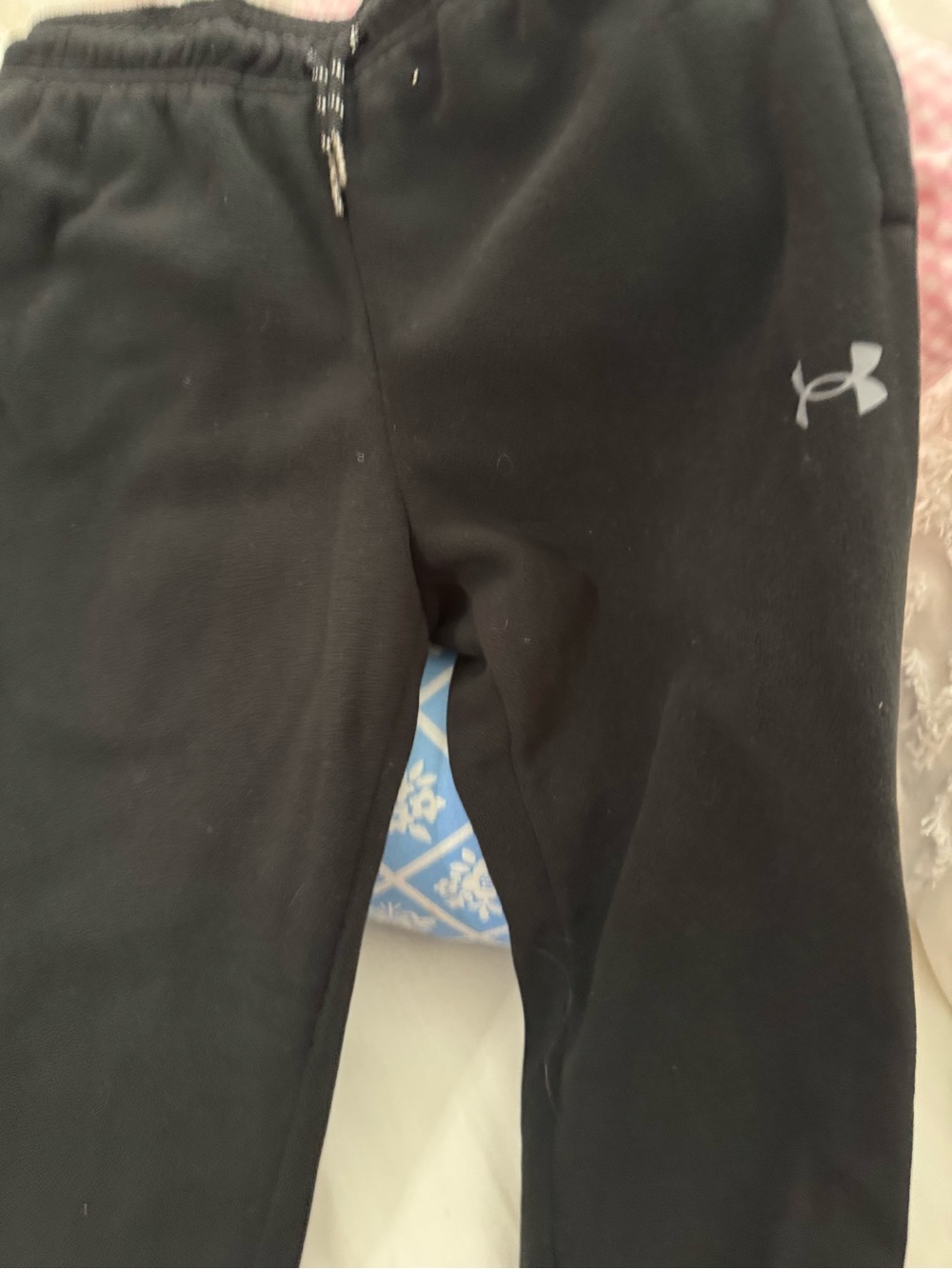 Under Armour Kids Black Logo Sweat Joggers